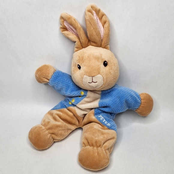 Peter Rabbit Plush Beatrix Potter Bunny Lovey - Picture 1 of 4